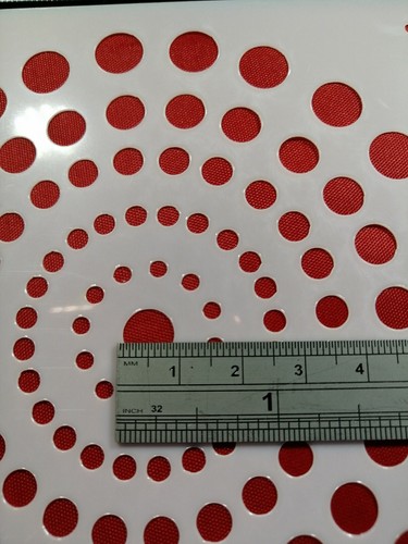 Geometric Circle Flower Stencil Embossing Stone Decor Cardmaking Ink Paint #7 - Photo 6 sur 9