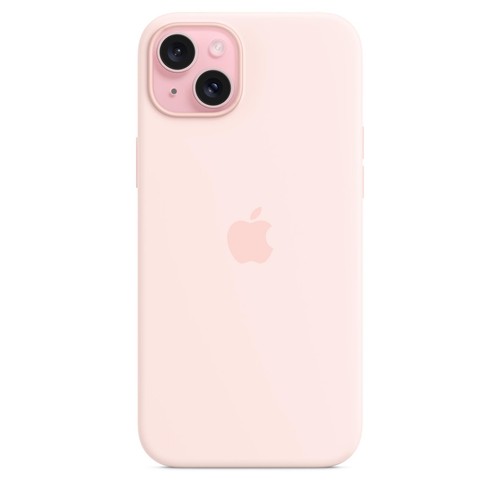 Coque En Silicone Officielle Apple iPhone 15 Plus - Rose Clair - Neuf - Afbeelding 8 van 8