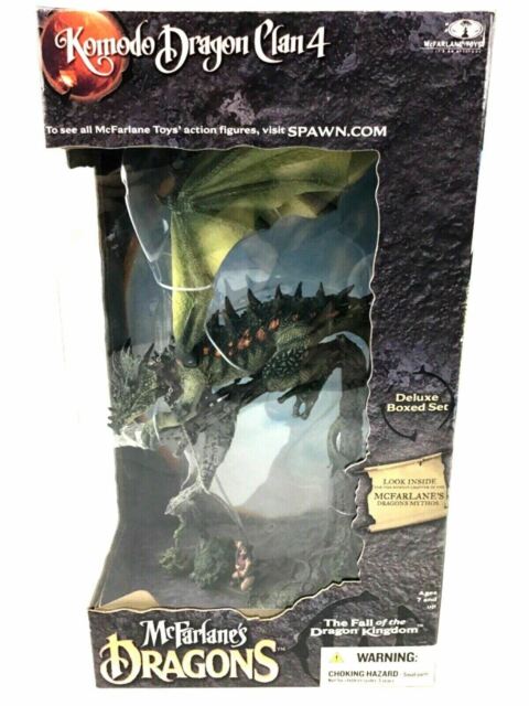 Mcfarlane's Dragons Komodo Dragon Clan 4 Deluxe Boxed Set Figure MIB for sale online