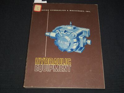 1950'S RACINE HYDRAULICS & MACHINERY EQUIPMENT CATALOG - KD 6524E