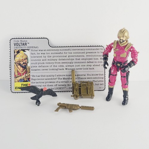 1987 Hasbro GI Joe ARAH - VOLTAR 3,75" Actionfigur komplett mit Karteikarte - Bild 1 von 7