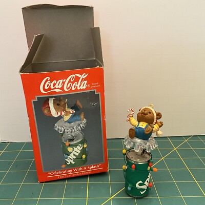 ENESCO CHRISTMAS ORNAMENT: CELEBRATING WITH A SPLASH! SPRITE Coca-Cola In box