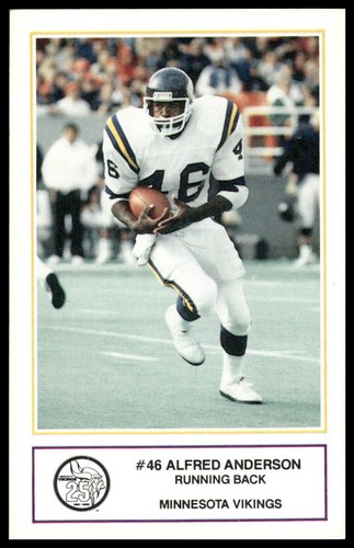 1985 Minnesota Vikings Police #4 Alfred Anderson - 第 1/2 張圖片