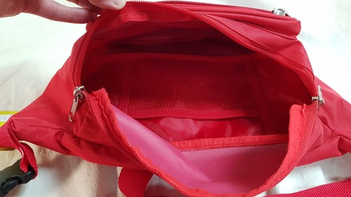 Job Lot 10x BAG BUM WAIST BELT PACKS ADJUSTABLE FANNY PACKS (RED) - Picture 8 of 14