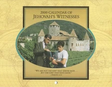 2000 Calendar of Jehovah's Witnesses-Evangelizing:Senegal-India-Taiwan-Fiji-Peru