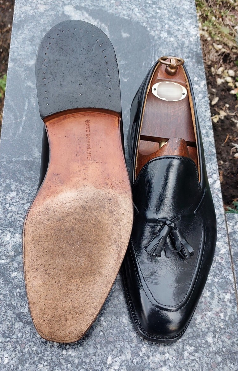 Tricker's Leather Tassel Loafers . Size UK 8,5 / US 9,5 | eBay