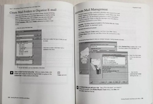 Obtener resultados con Microsoft Office 97 libro de instrucciones de computadora vintage 1997 - Imagen 4 de 6