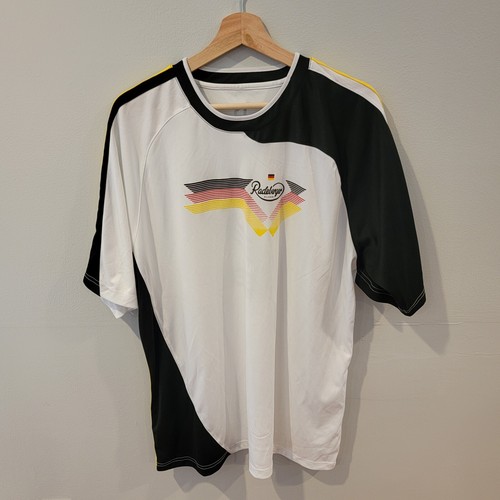 Deutschland Fußball Trikot #2 Größe Erwachsene Large Radeberger Pilsner weiß Kit Top