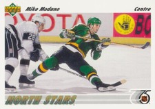 1991-92 Upper Deck French #160 MIKE MODANO - Minnesota North Stars