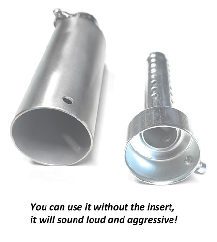 Slip-On Muffler 304 Stainless Steel with SS Clamp for 1.05" OD Exhaut pipe. - Bild 5 von 7