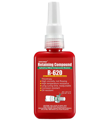 Retaining Compound Green R-620 High Strength Cylindrical Metal Components Retain