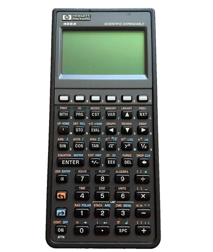 Hewlett Packard HP 48SX ,Calculatrice Scientifique en bon état + notice et Etui - Photo 6/10