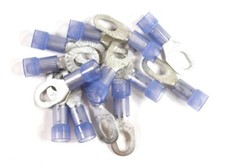 MVP 50 Blue 14-16 AWG Gauge Nylon Insulated Multi Stud Ring Terminals 6 8 10