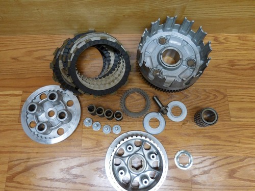 1985 Suzuki GV700 Clutch Basket plates hub pressure plate primary center - 第 5/9 張圖片