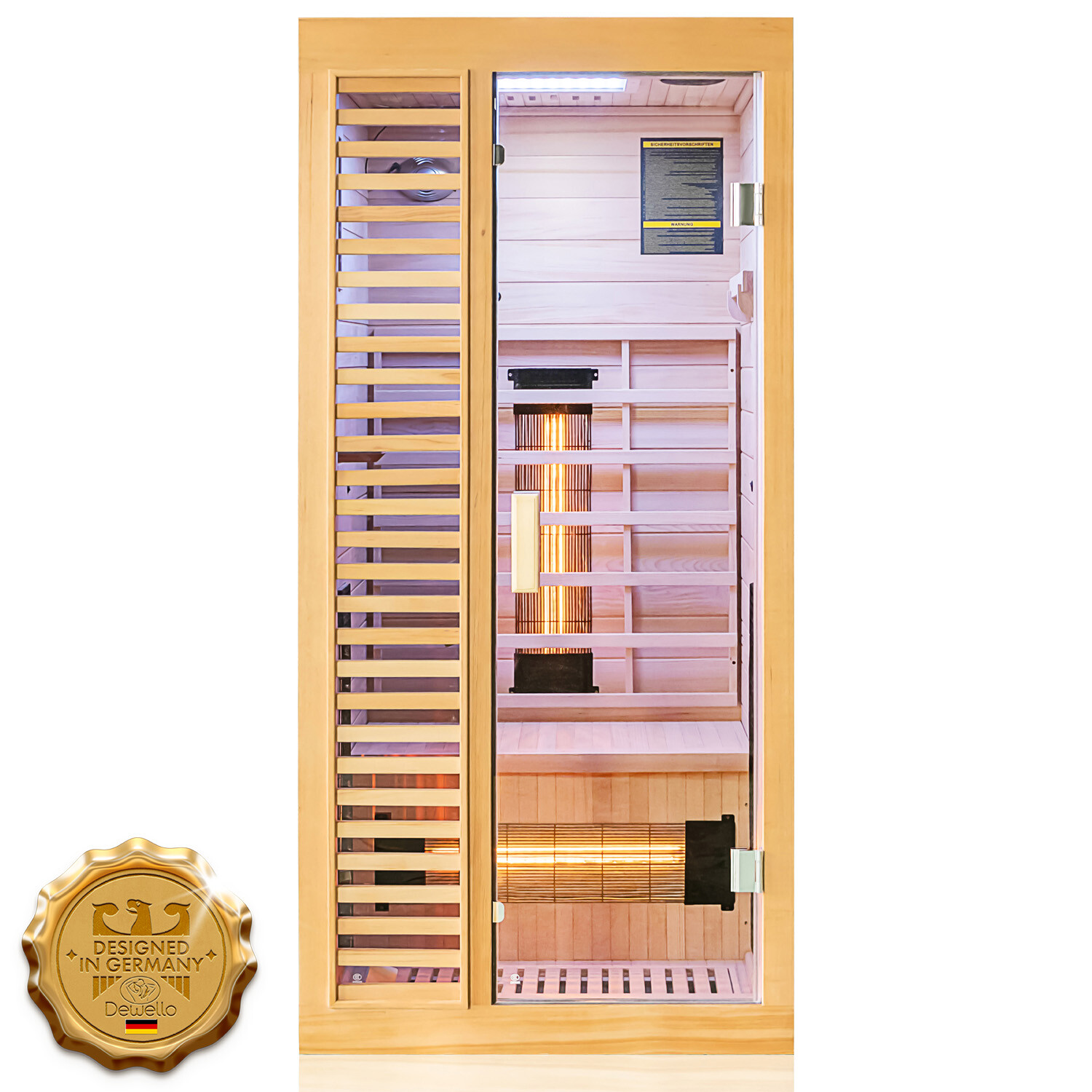 Infrarotkabine Infrarotsauna Wärmekabine Sauna Saunakabine 1 Person Vollspektrum