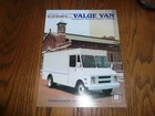 1983 GMC Value Van Gas & 6.2 Diesel Power Sales Brochure
