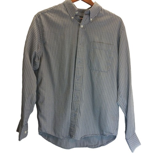 Eddie Bauer Plaid Shirt Mens Size Medium Long Sleeve Relaxed Fit Button Down - Picture 11 of 11