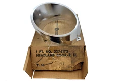 1963 Dodge 330 Polara Right Inner Headlight Chrome Bezel Cover Trim 2276172 NOS