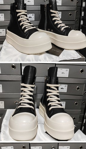 RRRRi)c)k Owens Men's and women's platform high-top elevating casual shoes - Picture 12 of 16