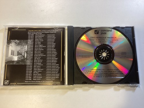 Live at Maybeck Recital Hall, Vol. 31 Fred Hersch CD - Free Shipping - Picture 2 of 6