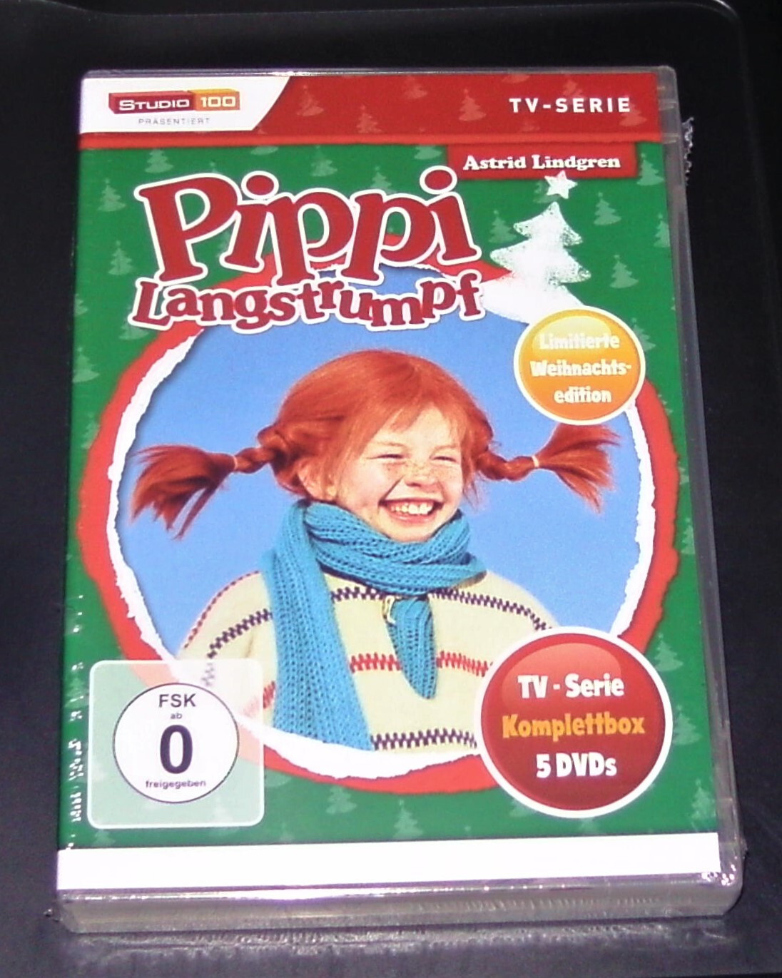 Pippi Longstocking Complete Box Limited Christmas Edition 5 DVD Set New & Sealed