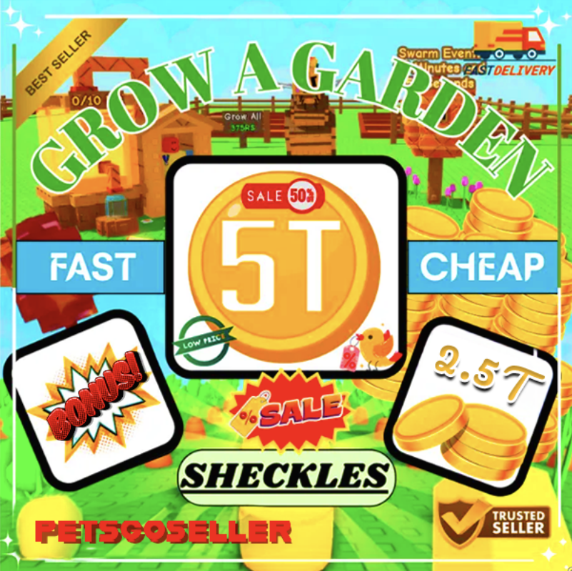Grow A Garden Sheckles 1T, Video Gaming, Gaming Accessories, In-Game Products On - Foto 12