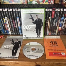 James Bond 007: Quantum of Solace Xbox 360, 2008 Complete Tested Working