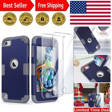 All-in-One Protective Case for iPod Touch 7/6/5 - Includes Screen Protectors