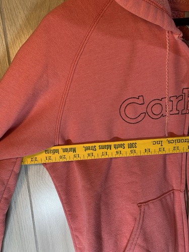 Carhartt Damen Full Zip Hoodie WK012 SHH Vintage Stitched Spell out - Bild 5 von 8