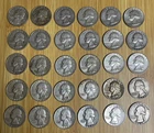 Washington 90% Silver Quarters - Lot of 30 each - 1952-1964 - $7.50 face