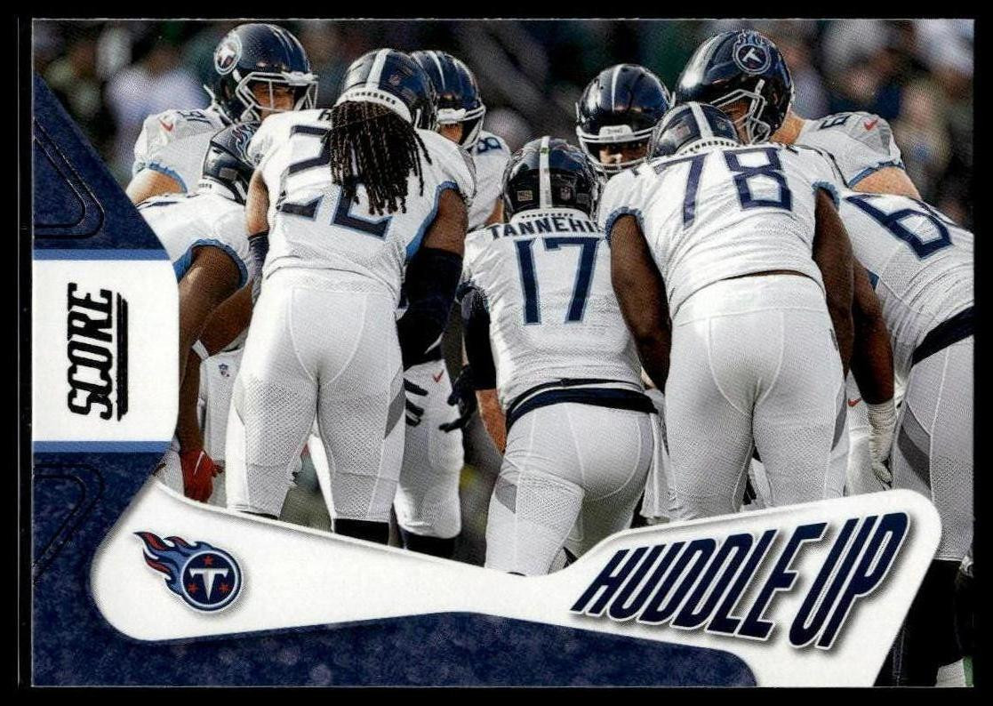 2023 Tennessee Titans Score #6 Huddle Up Football Card