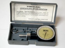 Wagner FDK80 Force Dial Mechanical Force Gage 80 ozf Capacity 1 ozf Graduation
