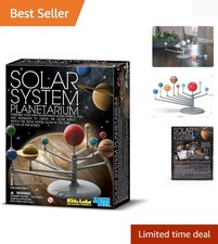 DIY Glow-in-the-Dark Solar System Planetarium Kit - Ideal STEM Gift for Kids