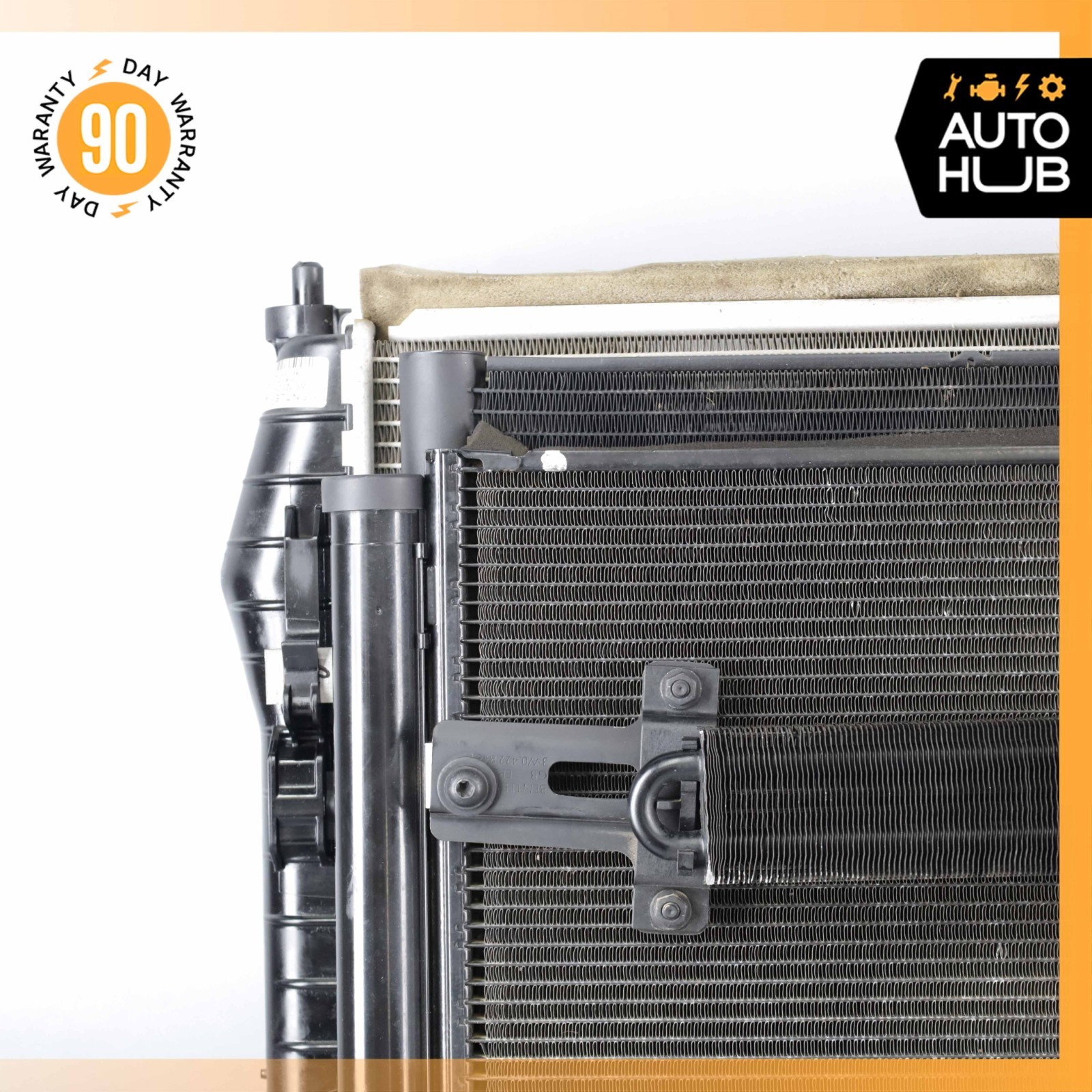 15-18 Bentley Continental GT GTC 4.0L Engine Cooling Radiator A/C Condenser OEM