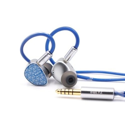 BQEYZ Weather Series Frost 0,78 mm 2-polige In-Ear-Glasblende blau 4,4 mm
