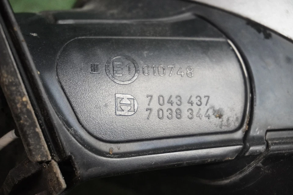 Espejo retrovisor izquierdo BMW 528i 2008 2009 2010 2011 lado del conductor OEM E1010748 Foto 3 de 4