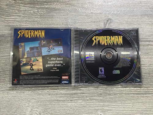Spider-Man Sony PlayStation 1 Ps1 - CIB w/ Reg Card! PRISTINE + Mint Disc! - Picture 4 of 6