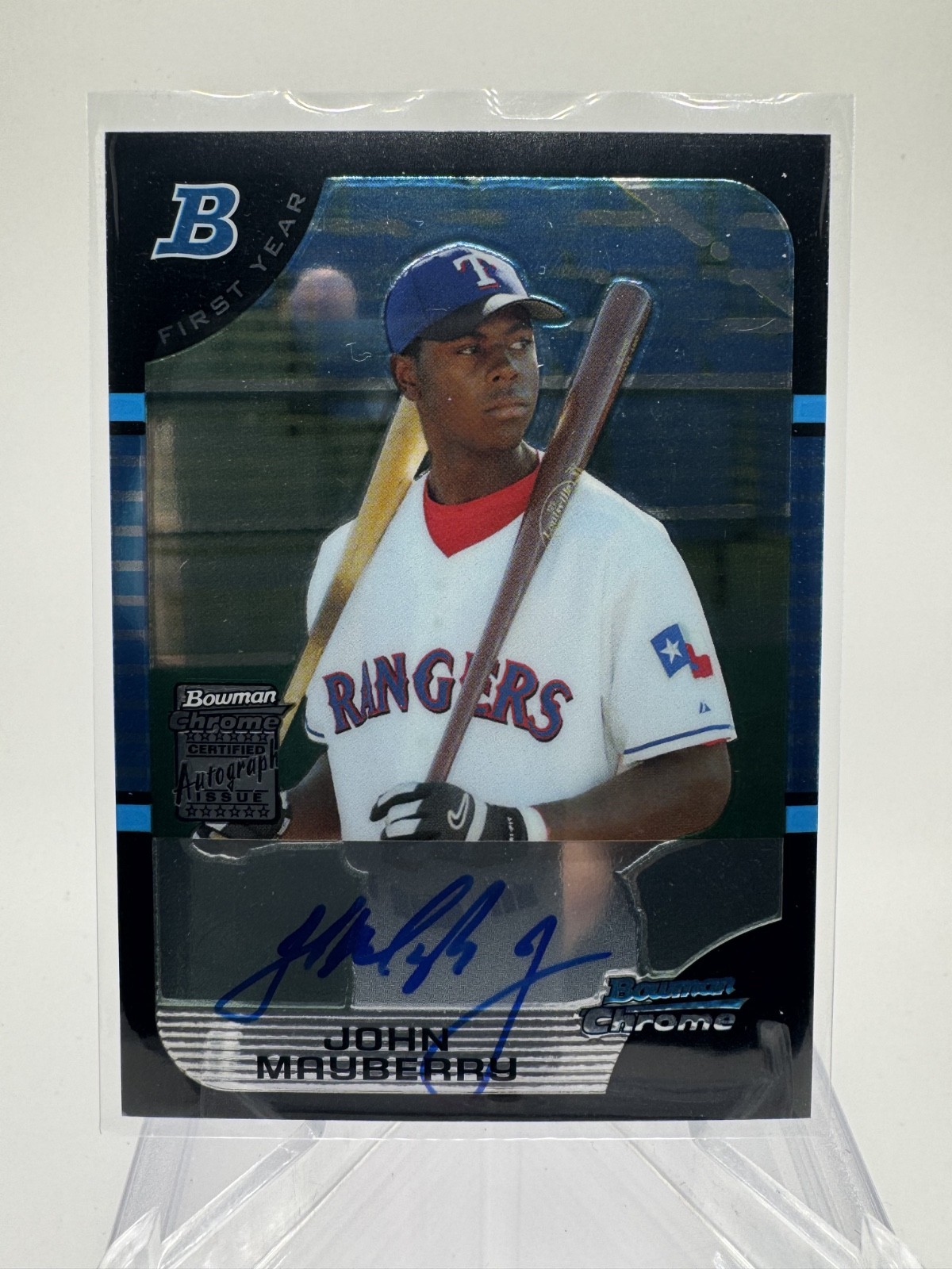 2005 Bowman Draft Picks & Prospects - Chrome John Mayberry Jr. #BDP169 (AU, RC)