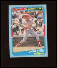 1989 Fleer Baseball's Exciting Stars #35 Chris Sabo Baseball Card