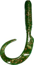 DELTA CURLY TAIL 8"(25PK) MOTOR OIL