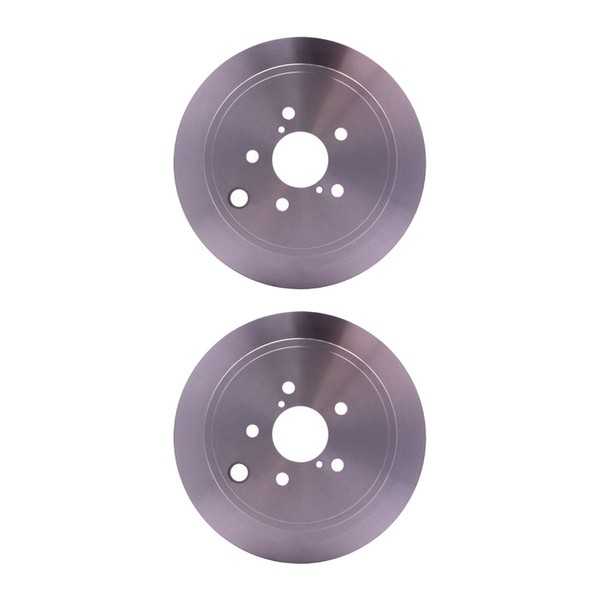 2 Bremsscheiben Voll Ø 58 Mm 10 Mm Hella Passend FüR U.A. Subaru Forester-image