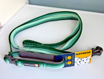 Ruffwear Roamer  Bungee-Hundeleine Grün NEU mit Etikett
