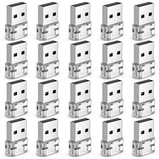 USB to USB C Adapter 20Packs, USB A to USB C Adapter Male to Female for iPhon...