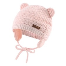 Cute Knitted Christmas Beanie Warm Earflap Winter Hat for Infant Toddler