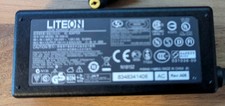 Lite-On 65W Laptop Charger 19.5V 3.42A – Acer / Gateway / ASUS Yellow Tip