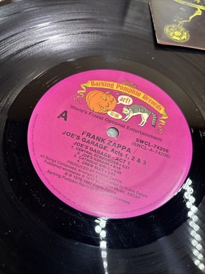 Frank Zappa Joe's Garage Acts I, II & III Vinyl 3LP 1987 Barking
