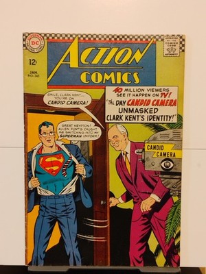 Action Comics #345 Silver Age Superman Comic DC Comics