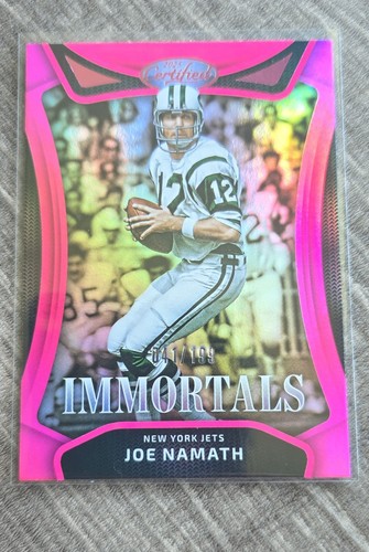 Joe Namath #IM-JNH — 2025 Panini Certified Immortals football card