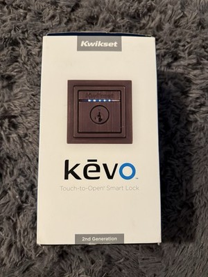 Kwikset Kevo 99250-003 Smart Lock Bluetooth, Touch-to-Open, 2nd Generation