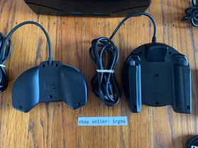 Sega Saturn US model 1 console system lot virtua stick gun netlink 3d pad backup